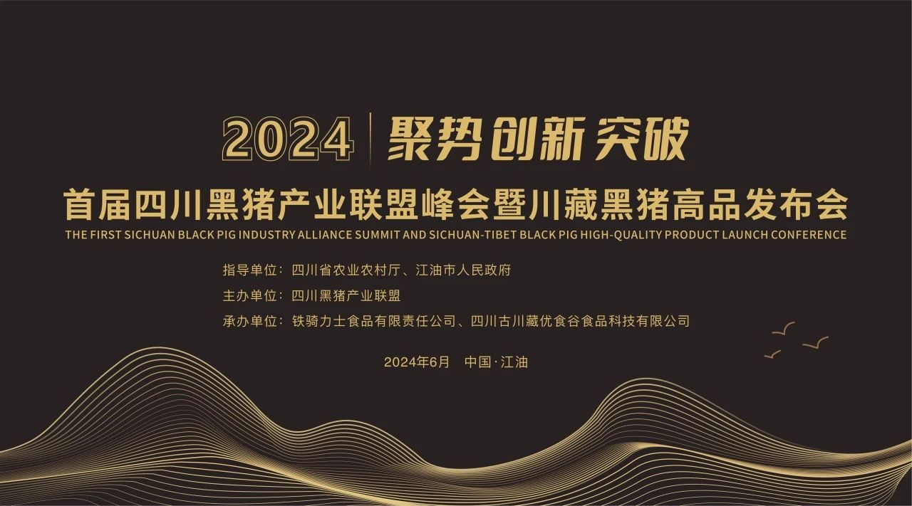 首届四川黑猪产业联盟峰会暨高品发布会圆满落幕，共绘黑猪产业新篇章！